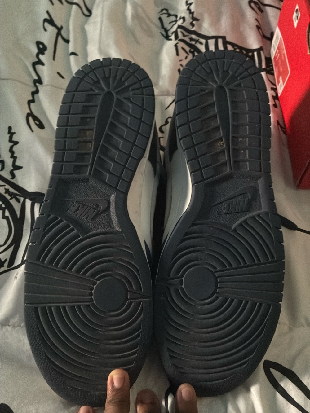 Nike Men’s Black Low-Top Sneakers with White Accents